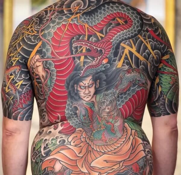цвет японской татуировки