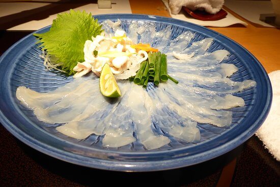fugu sashimi