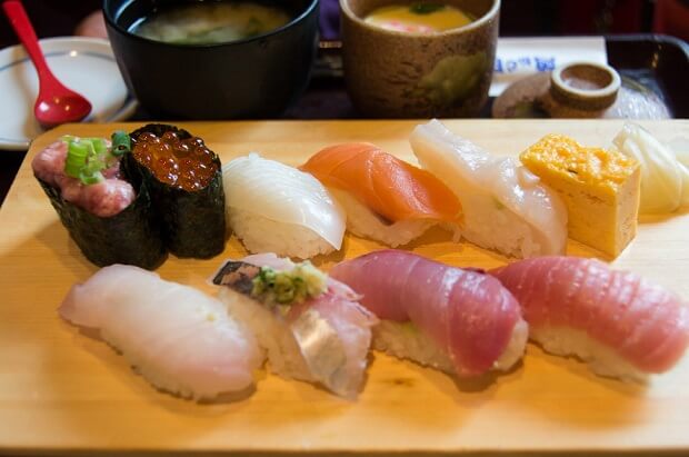 Какие виды суши есть в Японии
