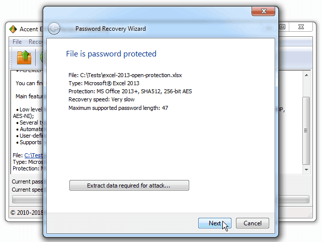 Accent WORD Password Recovery