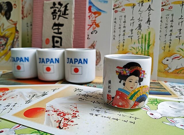японские открытки