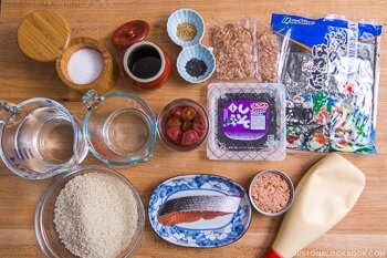 Onigiri Ingredients