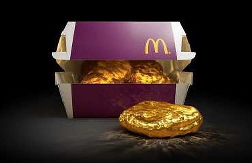 McDonald's в Японии разыграет чикен макнаггетс из золота