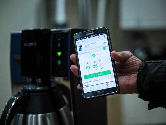 В Японии появится кофемашина, управляемая смартфоном