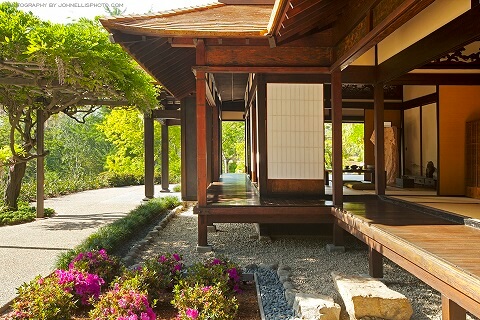 Загородный дом в японском стиле