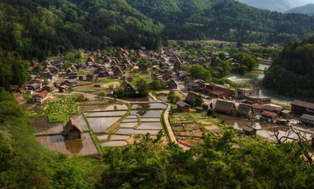 японская деревня