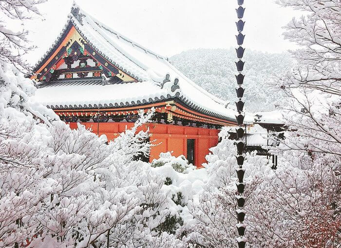 Зимняя сказка в Киото