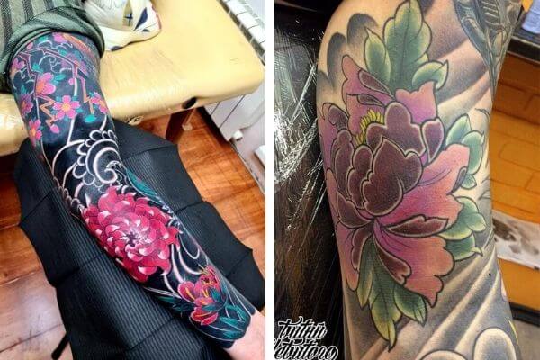 Значения японских татуировок: Цветок пиона