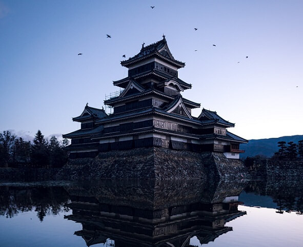 4 японских замка в глуши