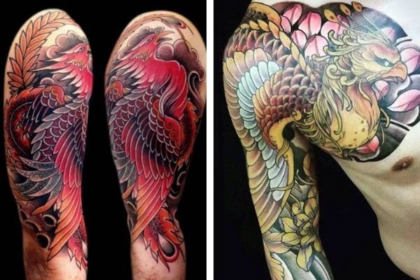 Значения японских татуировок: Феникс