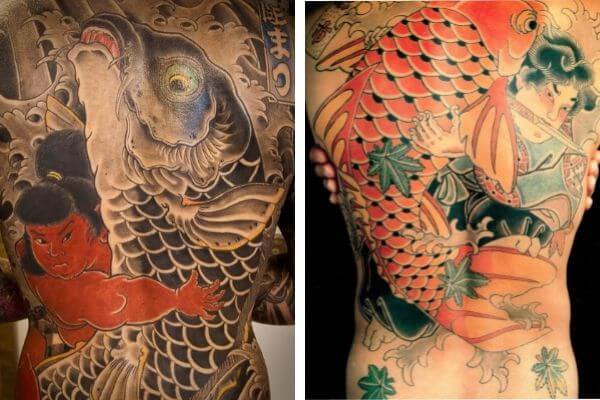 Значения японских татуировок: Золотой мальчик Кинтаро