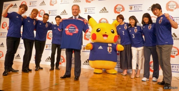 Пикачу будет талисманом японской футбольной сборной