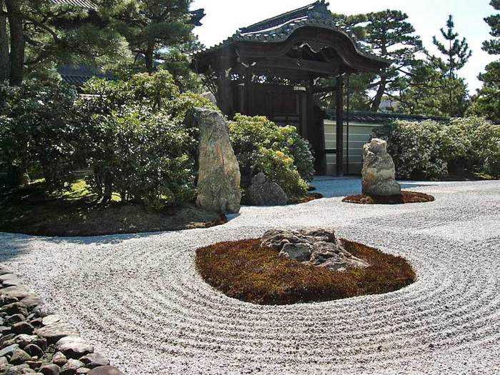 сад камней рёандзи в киото