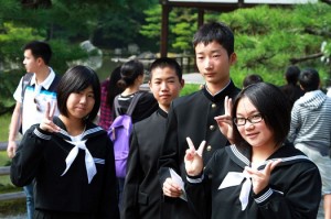 японские школьники