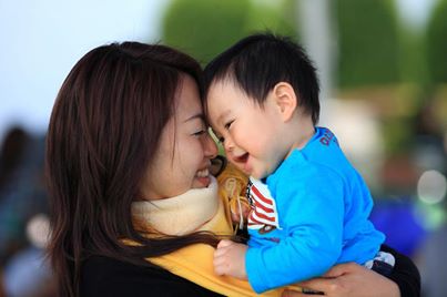 матери и дети Япония