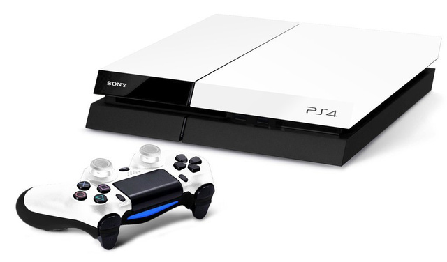 белая PlayStation 4