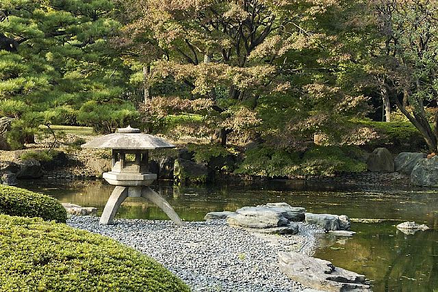 императорский сад и дворец в токио