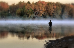 Осенняя рыбная ловля