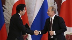 премьер-министр Японии Синдзо Абэ в москве