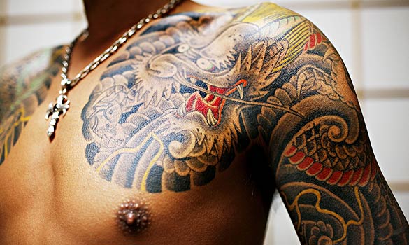 Татуировки у якудза