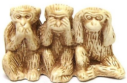 нэцкэ три обезьяны