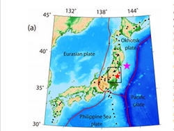 сейсмическая активность в районе Фукусимы