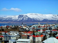 Город Коупавогюр в Исландии