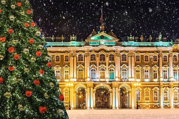 новогодний Петербург