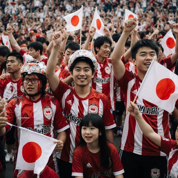 Японские болельщики