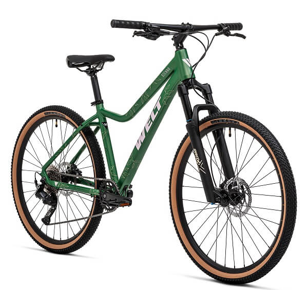 зелёный велосипед